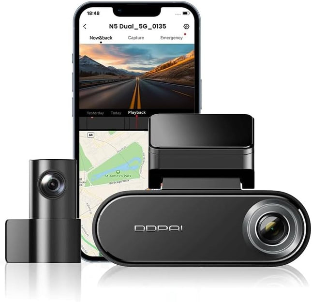 DDPai N5 Dual 2CH 4K Wifi GPS Dashcam