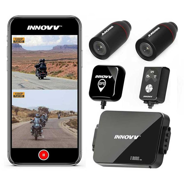 Innovv K7 2CH Dual Wifi GPS 2K Motorrad Dashcam