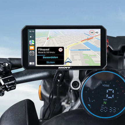 Innovv N1 Pro 2CH WiFi GPS Carplay Monitor und Dashcam für Motorrad