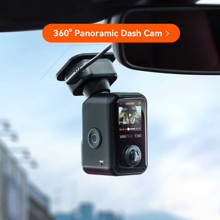 Vantrue E360 Ace 5K 3CH Wifi GPS 360-Grad Dashcam