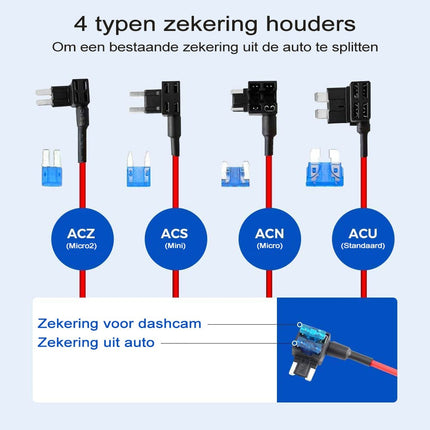 AZDome JYX05 Hardwire Kit USB-C 3-Draht