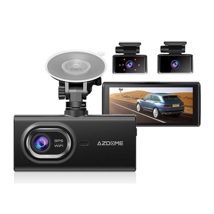 AZDome M560 3CH 4K Wifi GPS 128 Go dashcam