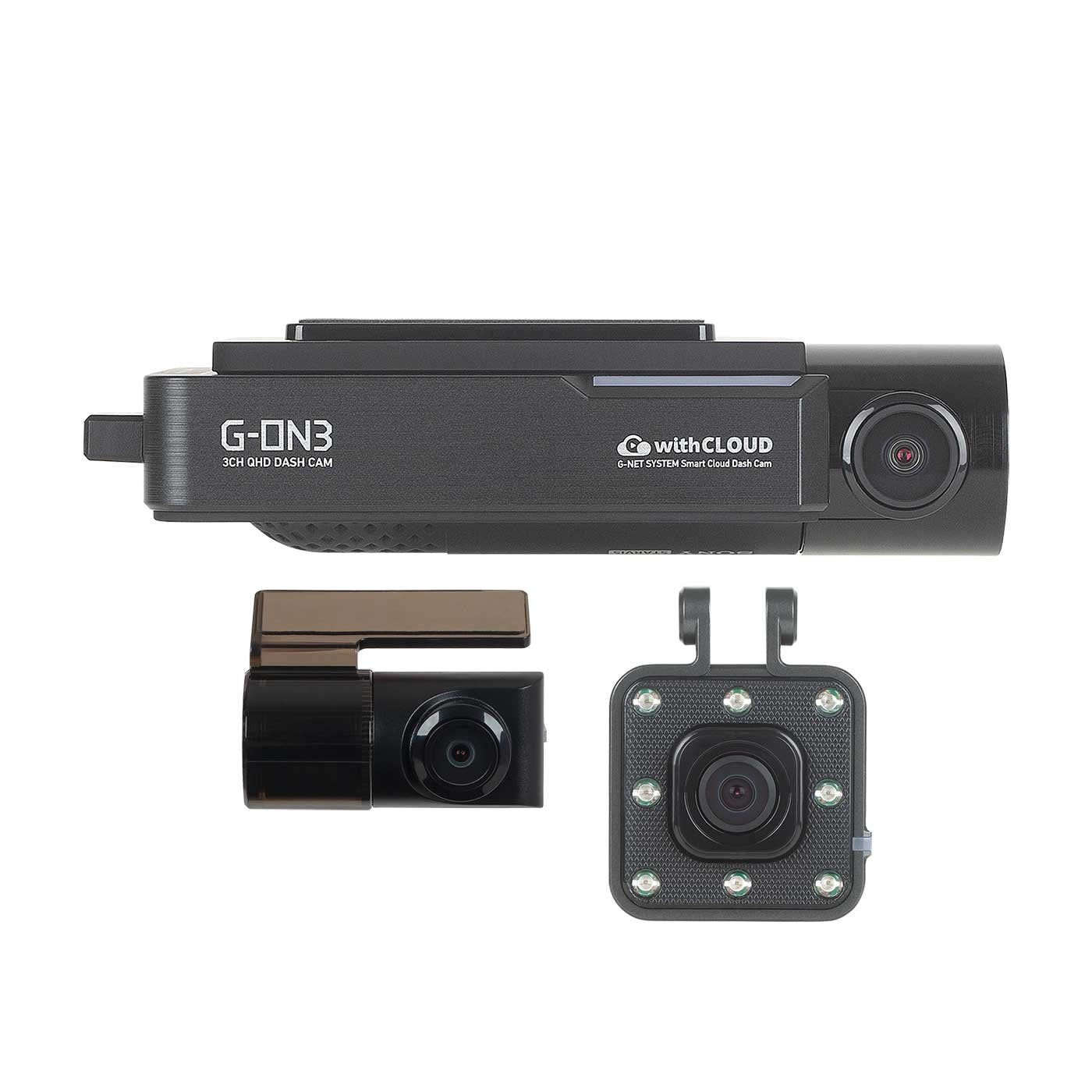 Gnet G-ON3 3CH QuadHD Cloud Wifi GPS 128gb Dashcam