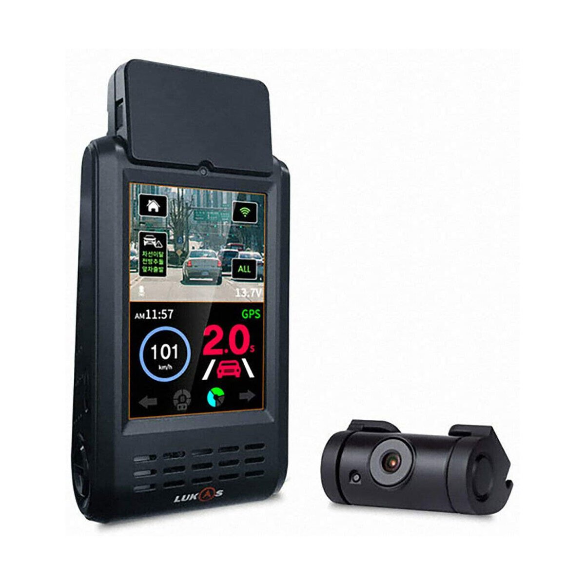 LUKAS K900 QuadHD Touch Wifi GPS 32gb Dashcam