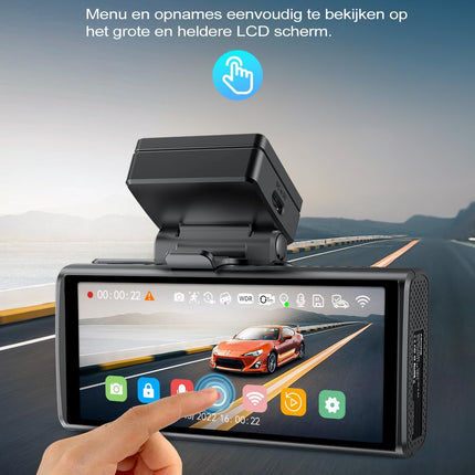 Nanocam M93 Pro 5K Touch Wifi GPS 64 Go dashcam