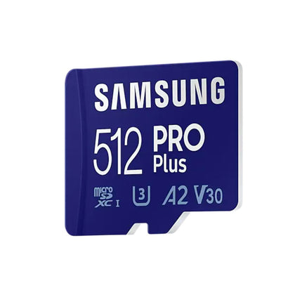 Samsung carte Micro SDXC Pro Plus 512 Go U3 V30 A2