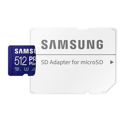 Samsung carte Micro SDXC Pro Plus 512 Go U3 V30 A2