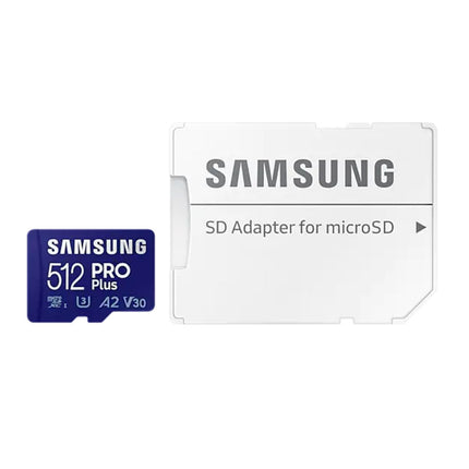 Samsung carte Micro SDXC Pro Plus 512 Go U3 V30 A2