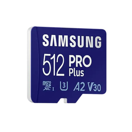 Samsung carte Micro SDXC Pro Plus 512 Go U3 V30 A2