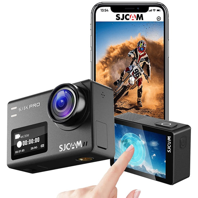 SJCAM SJ8 Pro 4K 60fps Dual Screen WiFi Actioncam und Dashcam