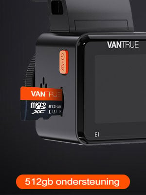 Vantrue E1 2K QuadHD Wifi GPS dashcam