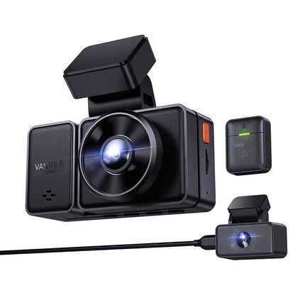 Vantrue E3 Triple 3CH 2K QuadHD Wifi GPS Dashcam