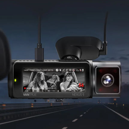 Vantrue N5 2K QuadHD 4CH Wifi GPS 360-Grad Dashcam